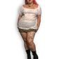 80’s/90’s White Milkmaid Blouse (3X)