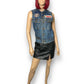 70’s Lee Patched Denim Vest (S/M)