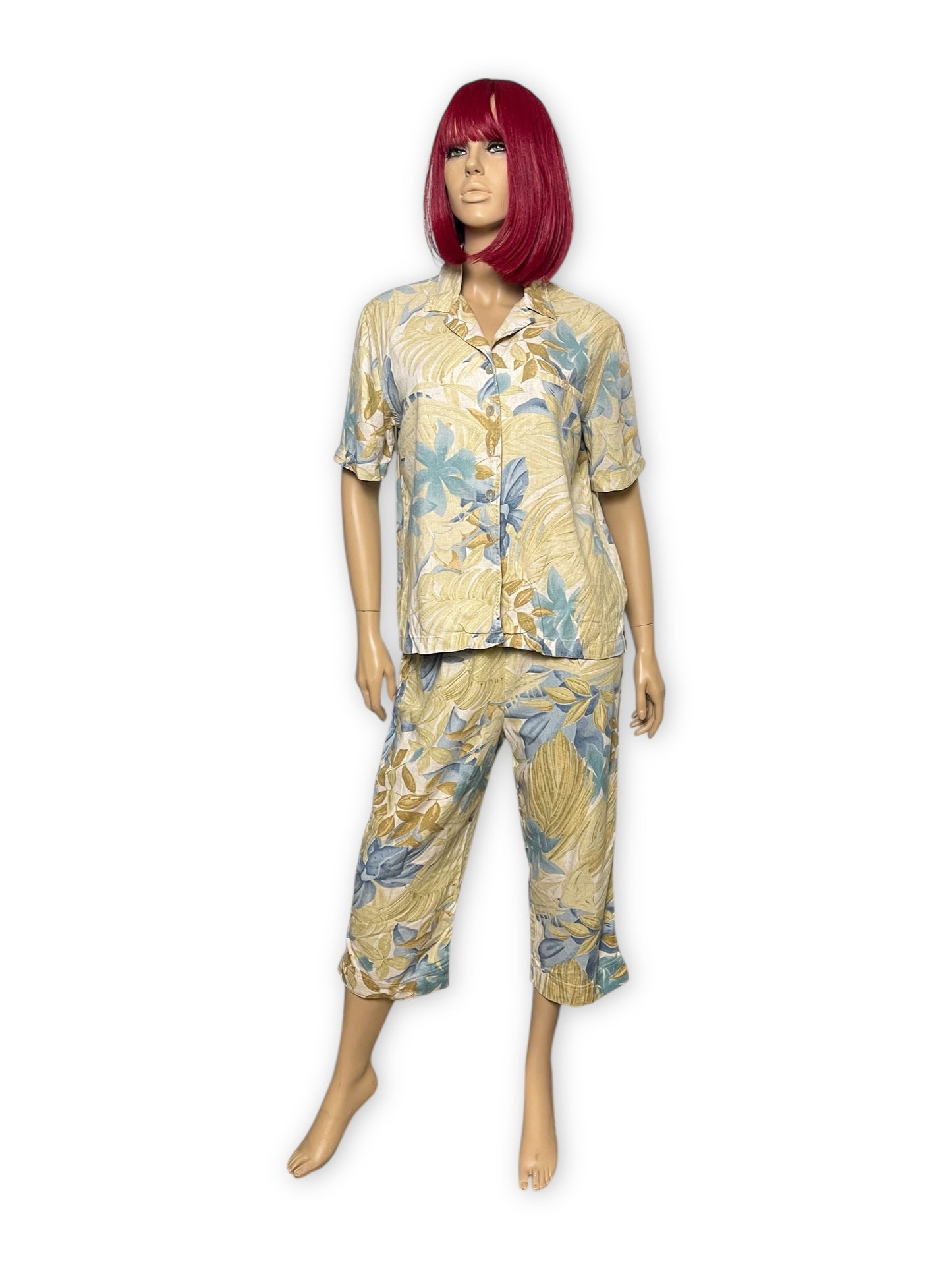 90’s N Touch Floral Print 2-Piece Lounge Set (M)