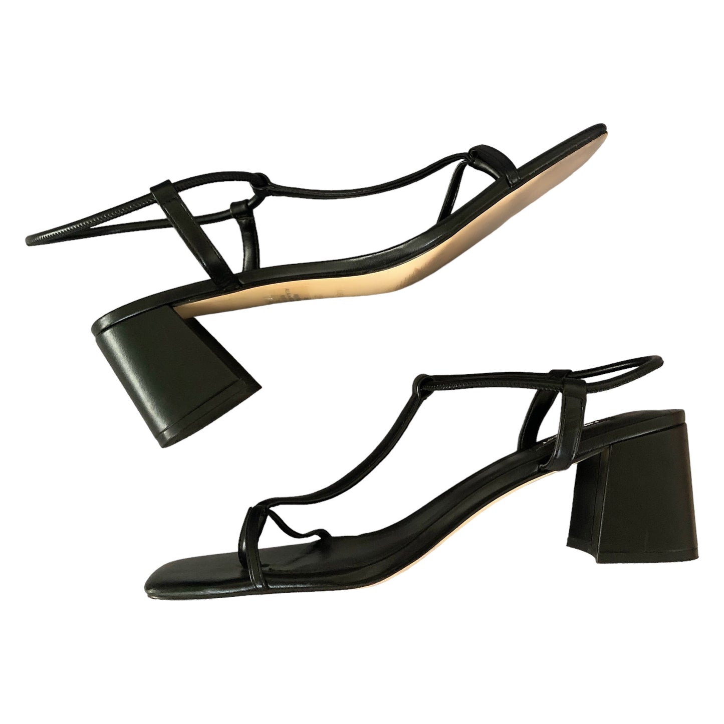 90’s/Y2K Nine West Black Strappy Heels (12)