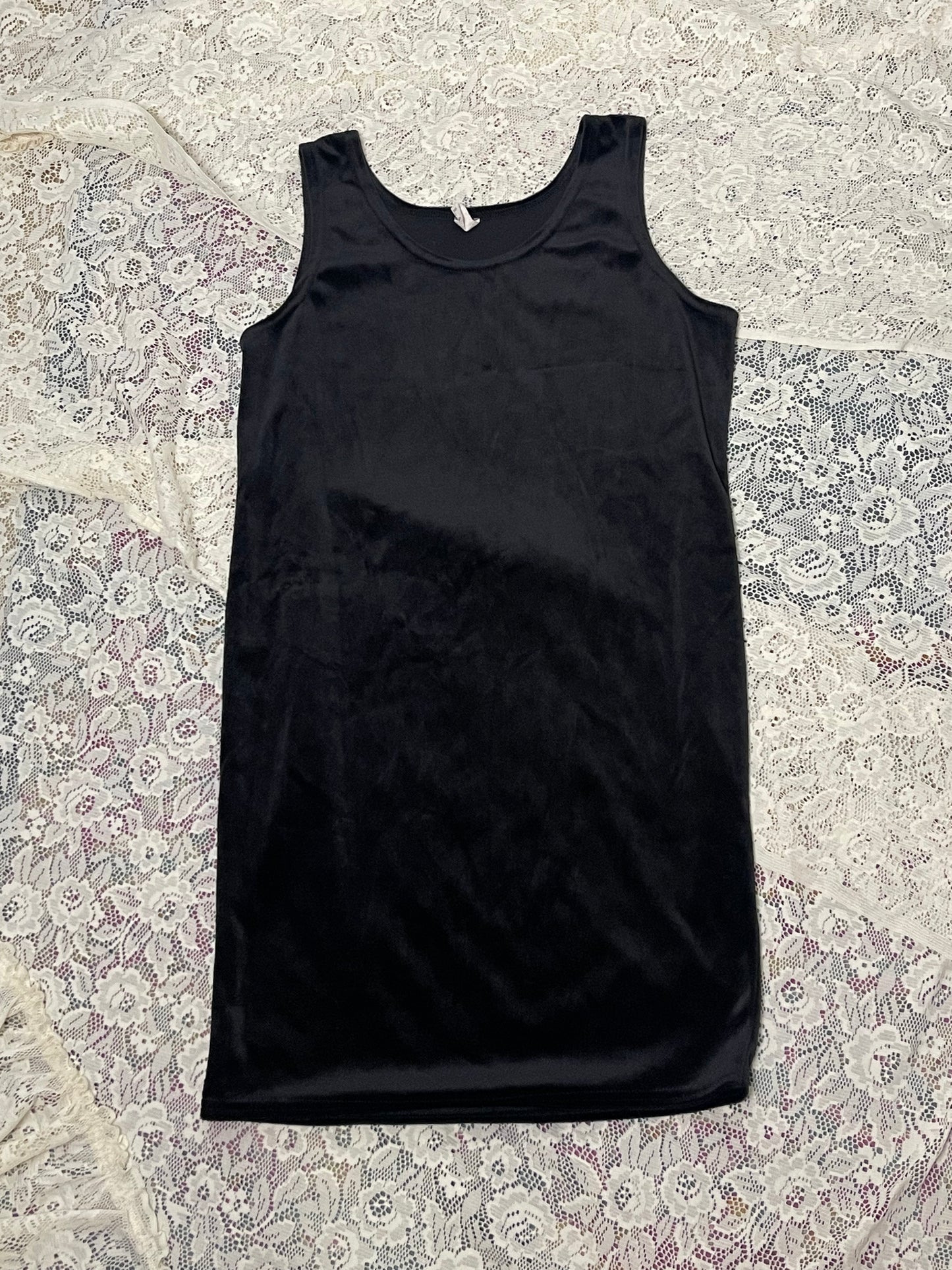 90’s Velour Bodycon Dress (L)