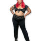 90’s Black Slinky Pants (XL/1X/2X)
