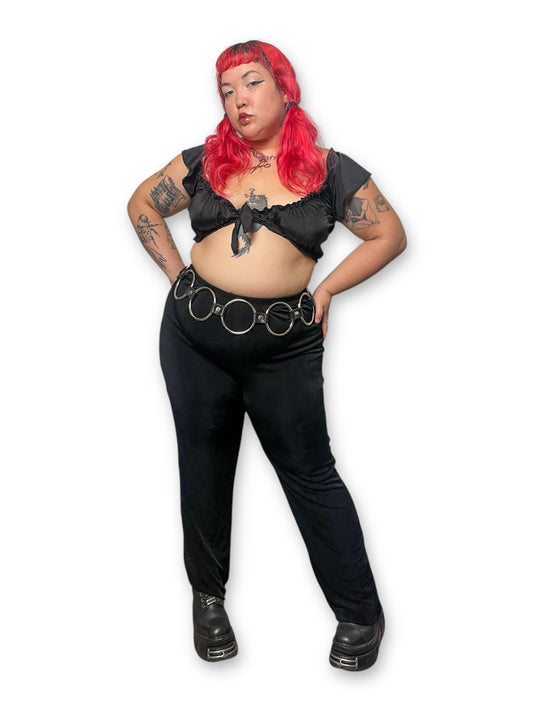 90’s Black Slinky Pants (XL/1X/2X)
