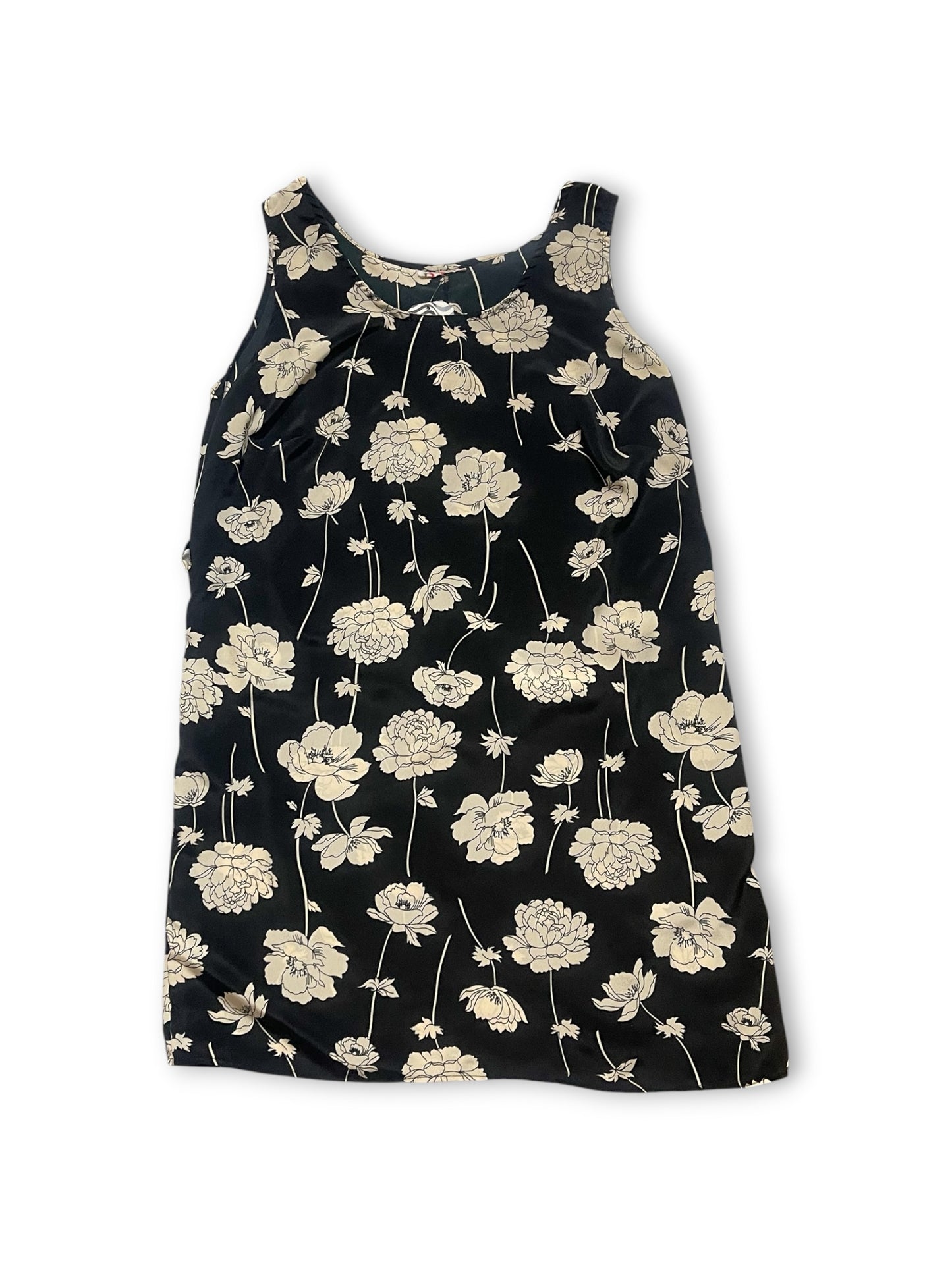 Y2K Floral Print Mini Dress (L/XL)
