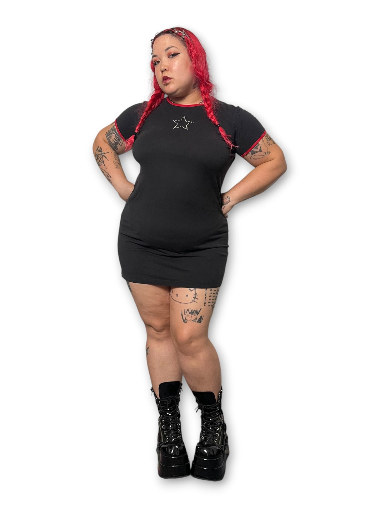 Y2K Emo Mini Dress (XL)