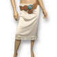 90’s/Y2K Cream Slip Skirt (M)