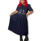 80’s/90’s Cottage Grunge Maxi Dress (2X/3X)