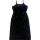 90’s Goth Velvet Midi Dress (XL)