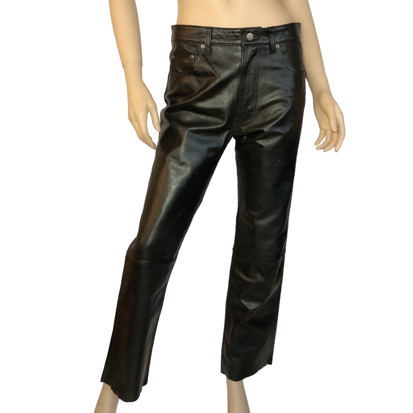 90’s Pelle Studio Wilsons Black Leather Pants (M)