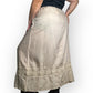 90’s/Y2K Coldwater Creek Cream Maxi Skirt (3X)