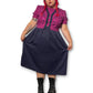 90’s Retro Grunge Midi Dress (2X)