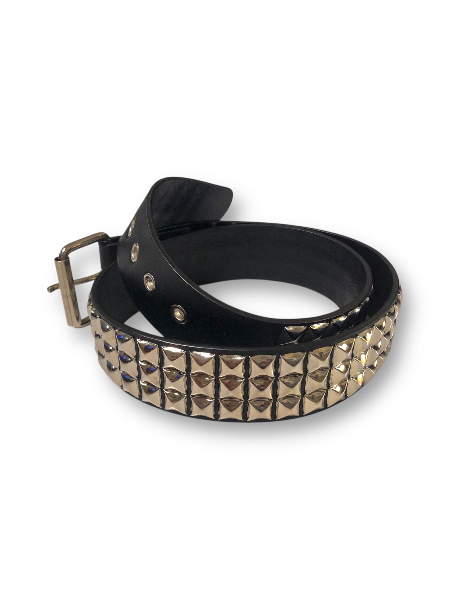 Black Studded Belt (L)