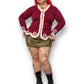 90’s Storybook Knits Burgundy Knit Cardigan Sweater (M/L)