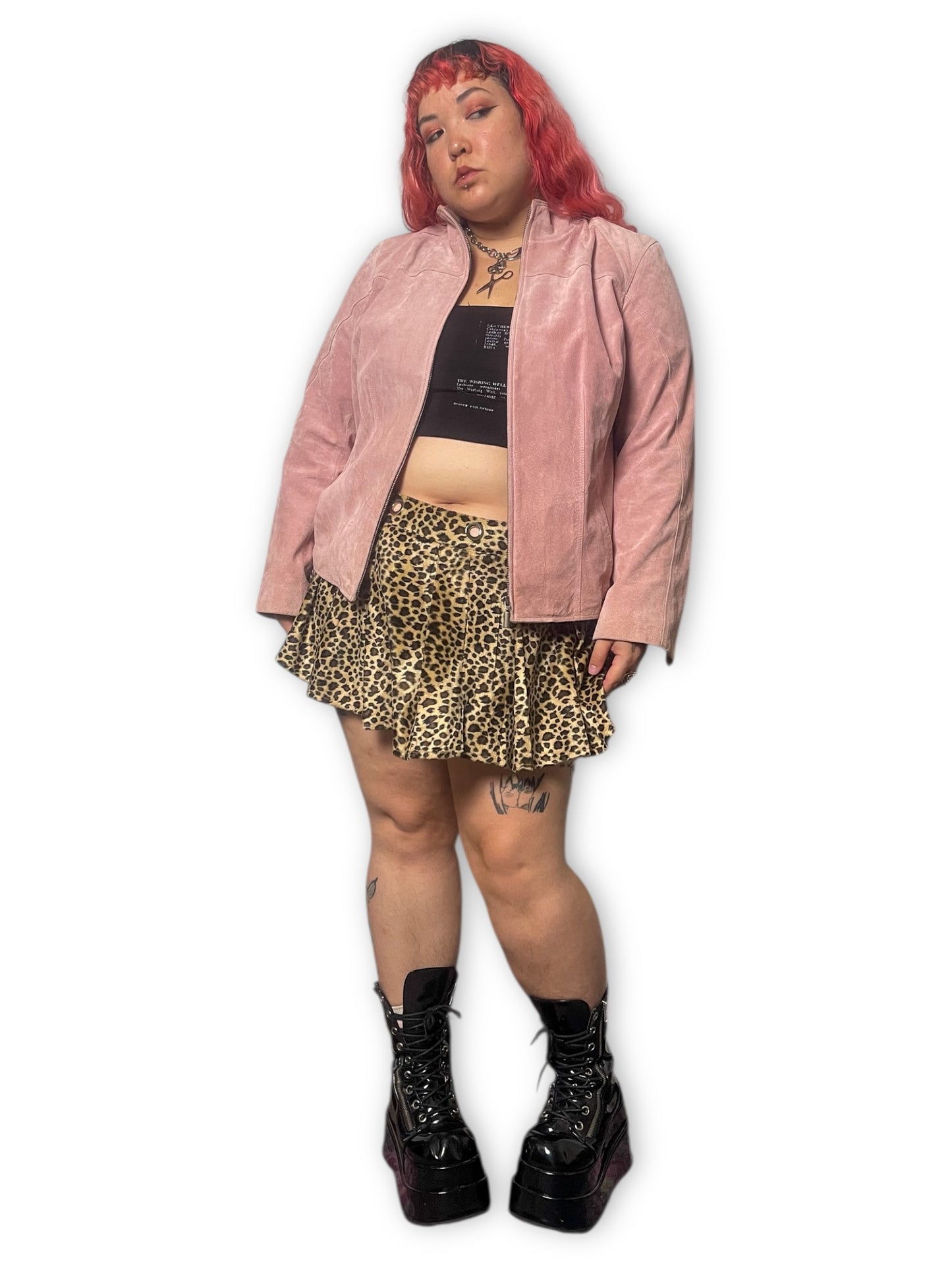 90’s Suede Leather Blazer (1X)