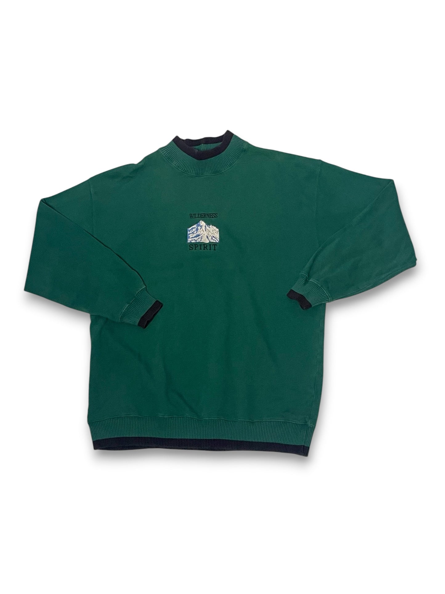 90’s Forest Green Pullover Turtleneck (L)
