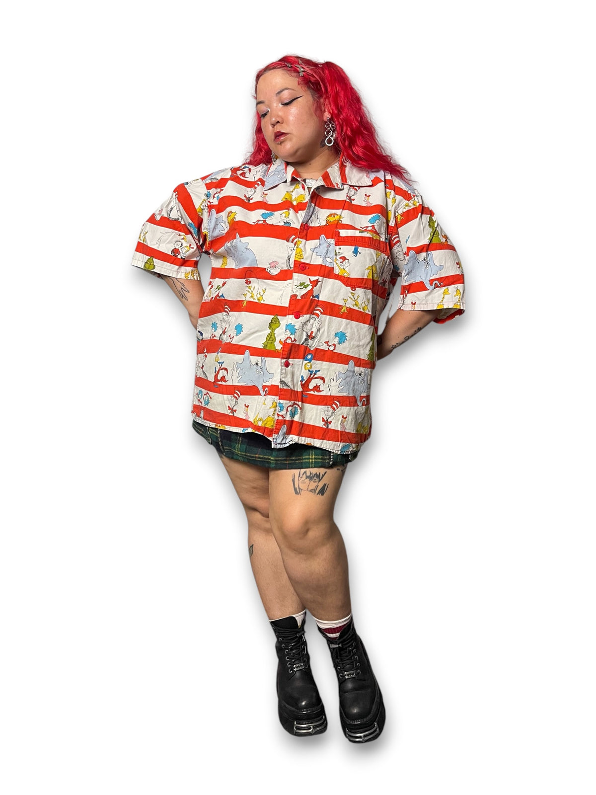 Vintage Dr. Seuss Button Down Shirt (3X)