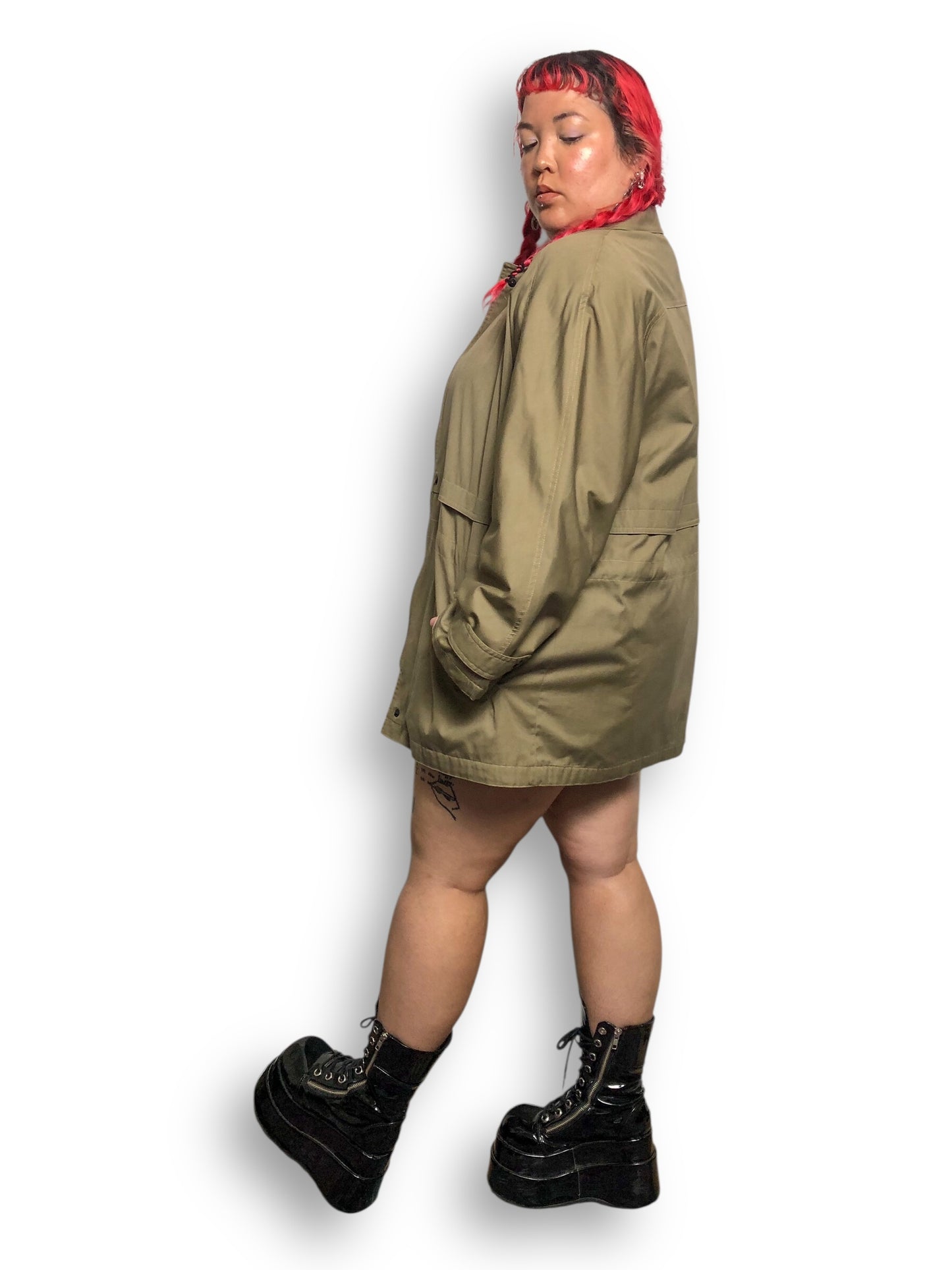 80’s/90’s Woman’s World by Utex Khaki Jacket (2X/3X)