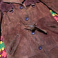 70’s Split End Ltd Chestnut Brown Suede Leather Jacket (XXS/XS)