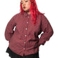 Y2K Talbots Red Tartan Plaid Button Down Shirt (3X)