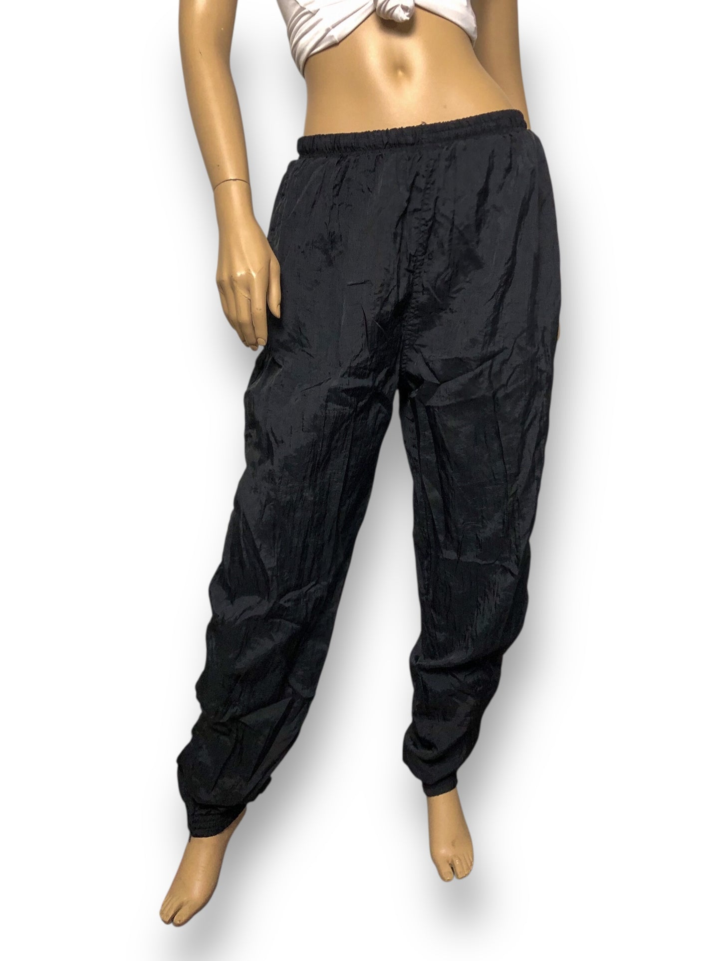 90’s/Y2K Apex Black Track Pants (L)