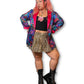 80’s Colorful Retro Print Blazer (XL/1X)