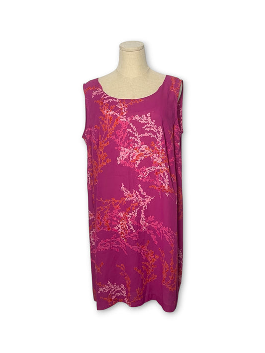 Y2K Floral Print Dress (1X)