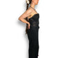 70’s/80’s Goddess Black Lace Bustier Top (36DDD/E)