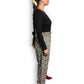 80’s Way Out Gray and White Patterned Pants (M/L)
