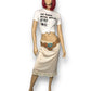 90’s/Y2K Cream Slip Skirt (M)