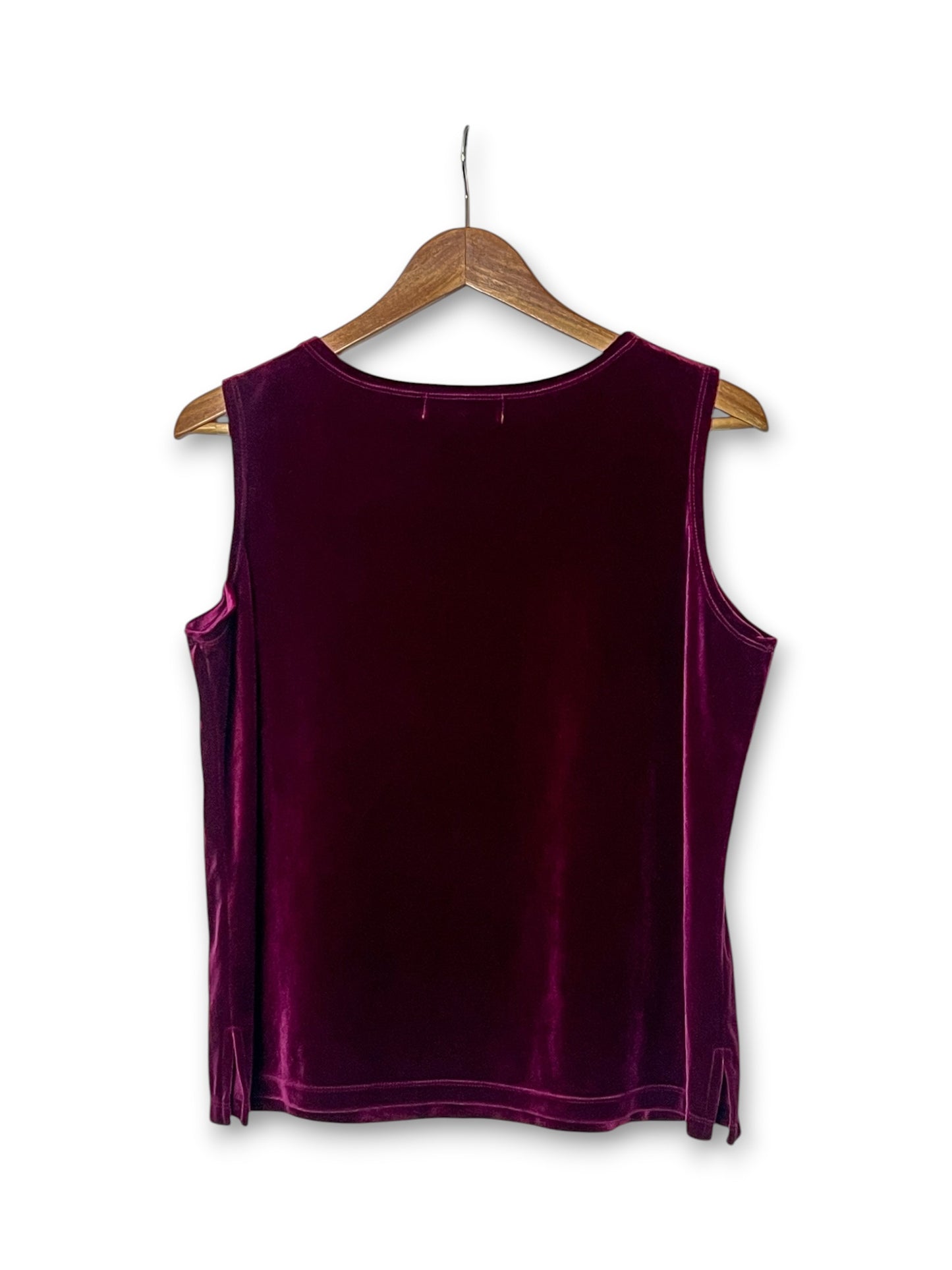 Y2K Velvet Tank Top (L/XL)