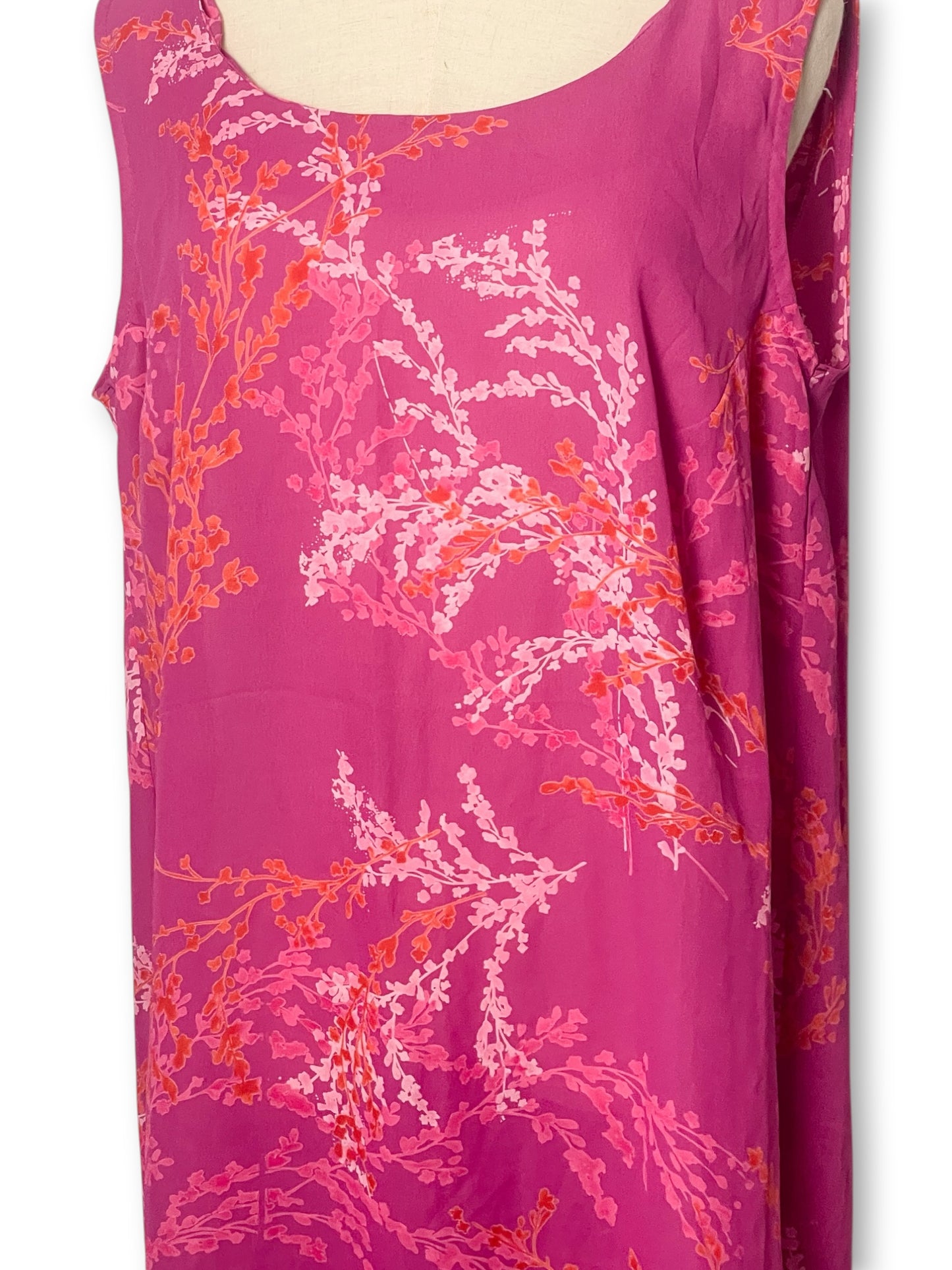 Y2K Floral Print Dress (1X)