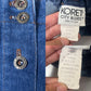 80’s Retro Denim Midi Skirt (M/L)