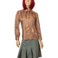 70’s R.D. #2 Brown Paisley Print Blouse (L)