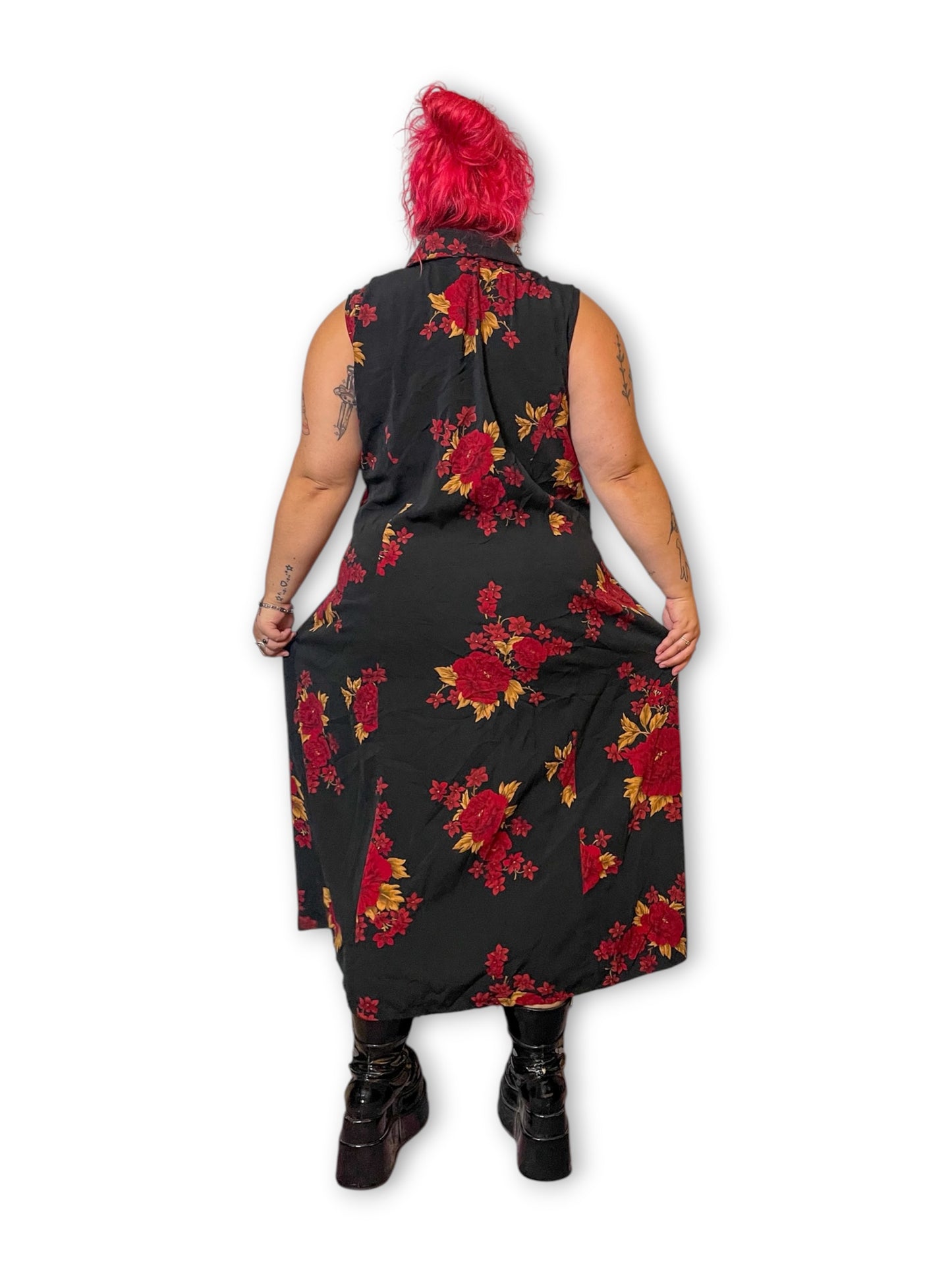 90’s/Y2K Boho Grunge Maxi Dress (3X)