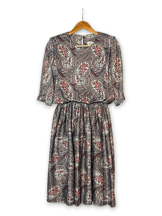 80’s Retro Midi Dress (1X)