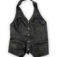 80’s Mona Mode Leather Halter Vest (M)