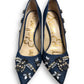 Sam Edelman Denim Rhinestone Heels (6.5)
