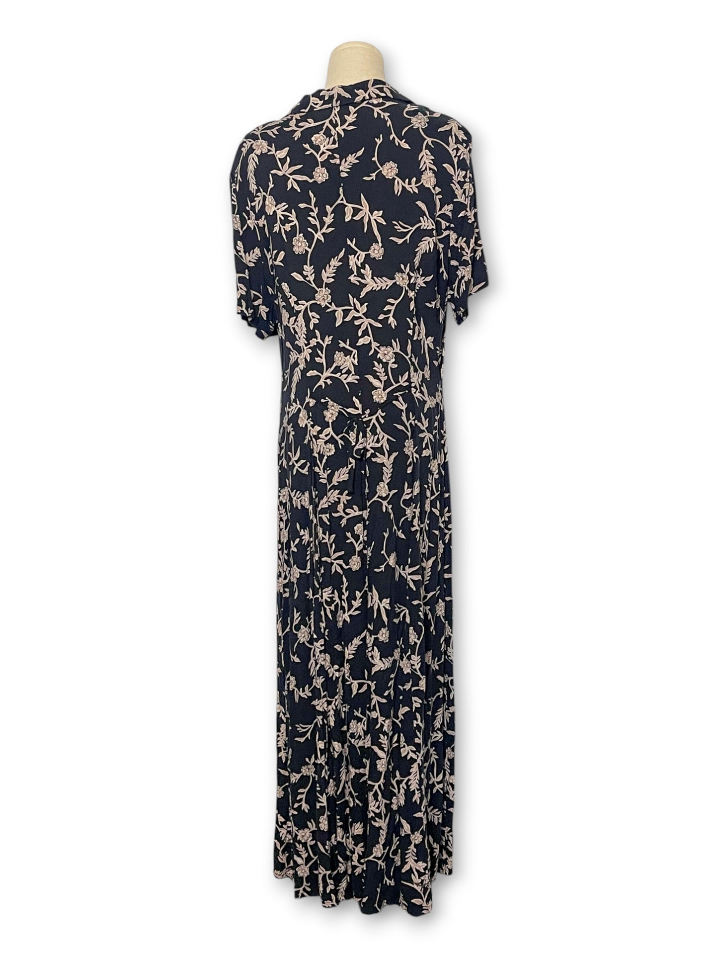Y2K Boho Grunge Maxi Dress (XL)