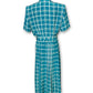 80’s Retro Plaid Secretary Dress (L/XL)