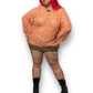 90’s/Y2K Coldwater Creek Coral Pink Crochet Knit Cardigan (3X)