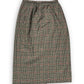 90’s Requirements Houndstooth Plaid Pencil Skirt (L/XL)