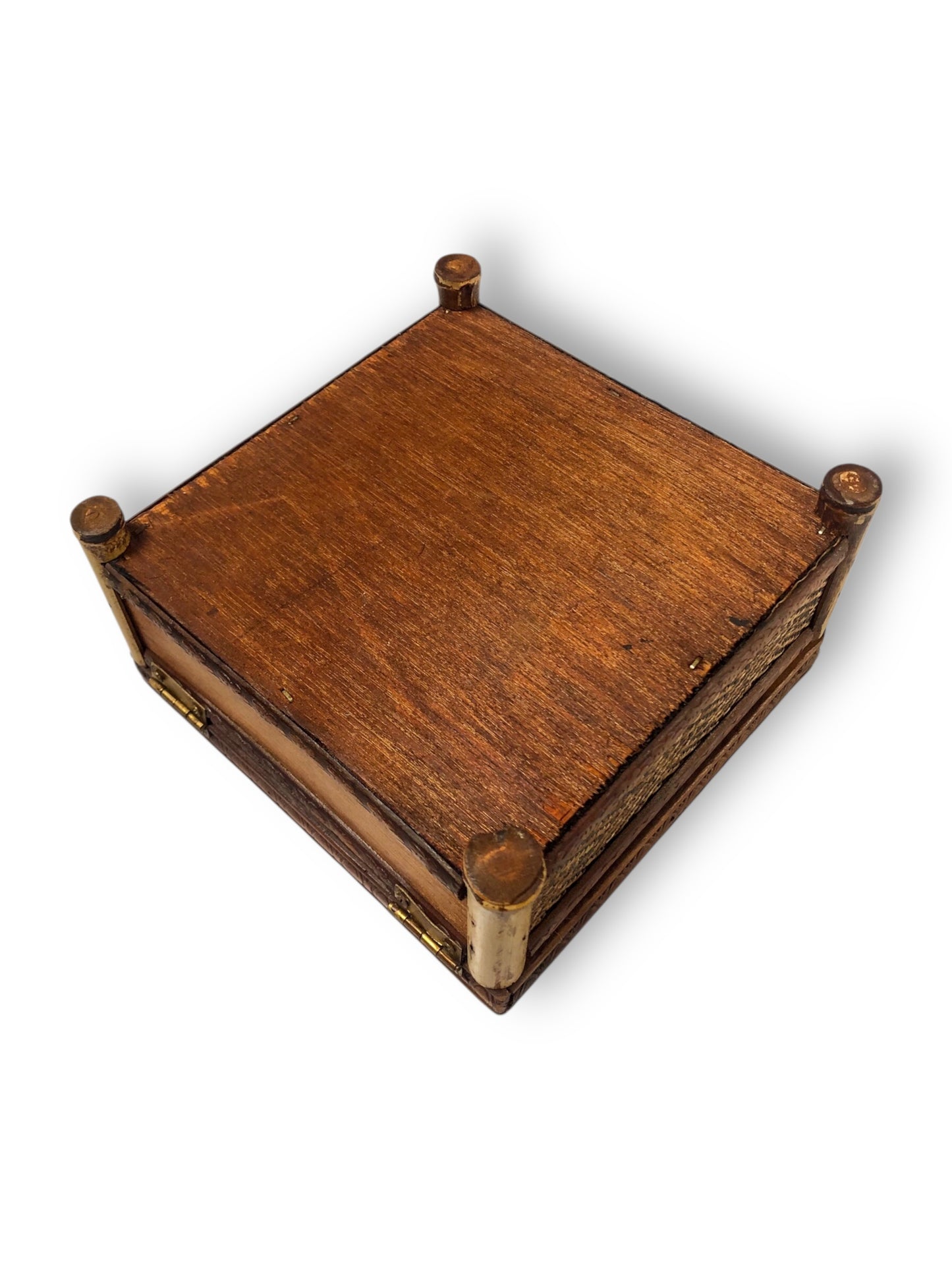 Vintage Wooden Jewelry Box