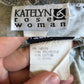 80’s/90’s Katelyn Rose Tan Patterned Shirt (2X)