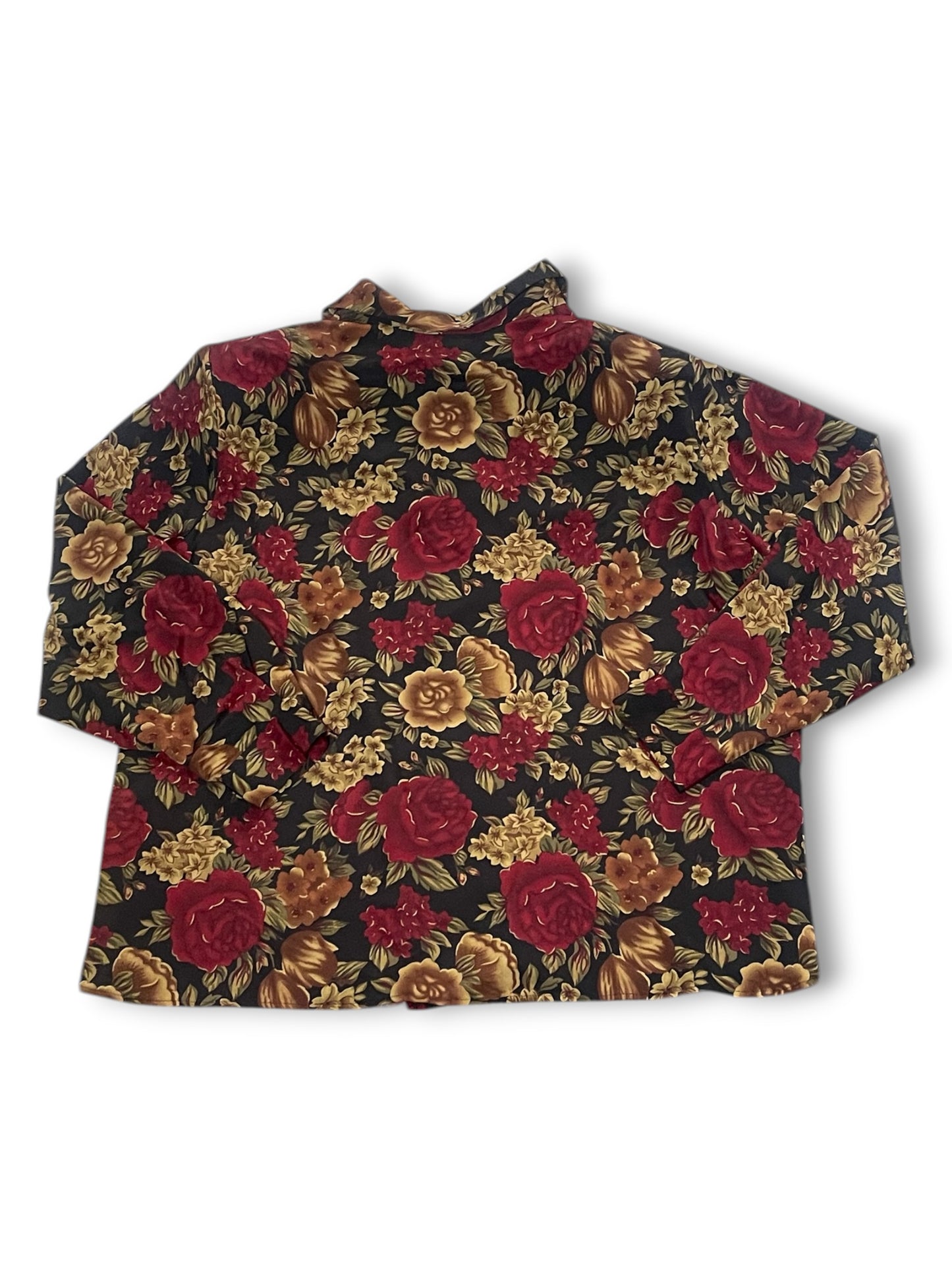 Y2K Dark Romantic Print Blouse (3X)