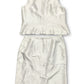 90’s Travis Ayers Gray Silk 2-Piece Set (XL)