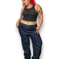 Y2K/Modern Liberty Blues Dark Blue Denim Jeans (3X)