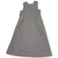 Y2K Black and White Gingham Maxi Dress (L/XL)