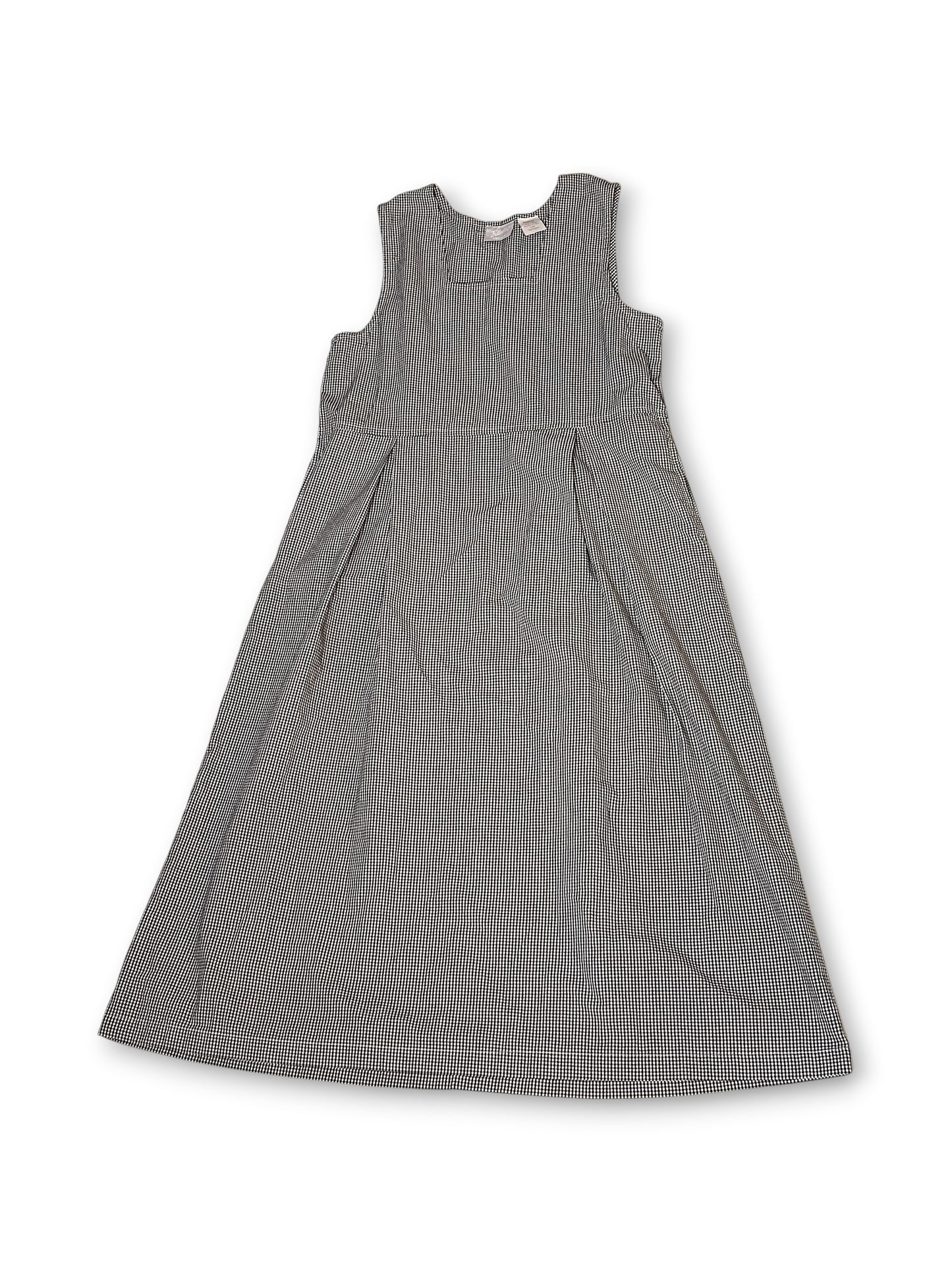 Y2K Black and White Gingham Maxi Dress (L/XL)