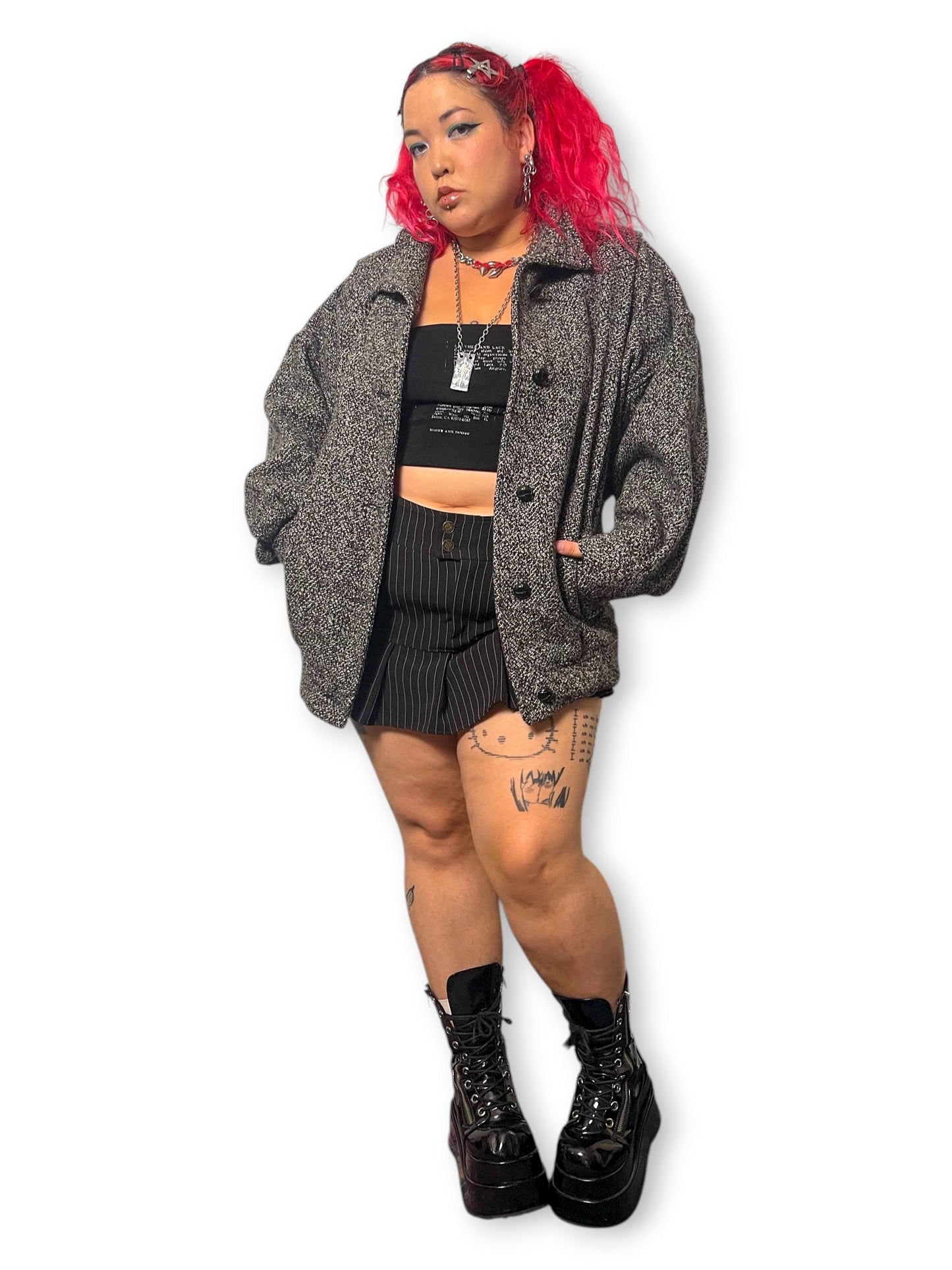 60’s/70’s Pinpoint Fashions Wool Coat (XL/2X)