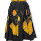 Vintage Kitschy Print Circle Skirt (S)